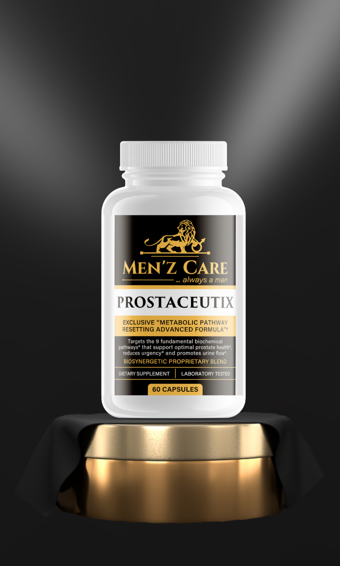 PROSTACEUTIX: New generation prostate nutraceutical, 60 capsules (1 month supply)